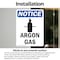 Signmission Argon Gas Sign, Vinyl Decal, 7in W x 10in L, 2PK OS-2PACK-NS-D-710-V-10174 - alternate 4